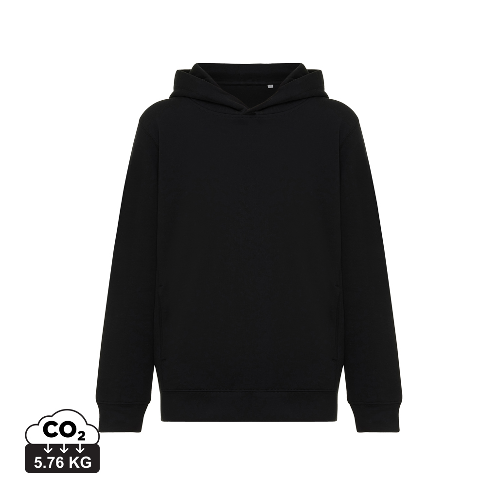 T6404.001.78<br> IQONIQ Yengo kids recycled cotton hoodie with sidepockets