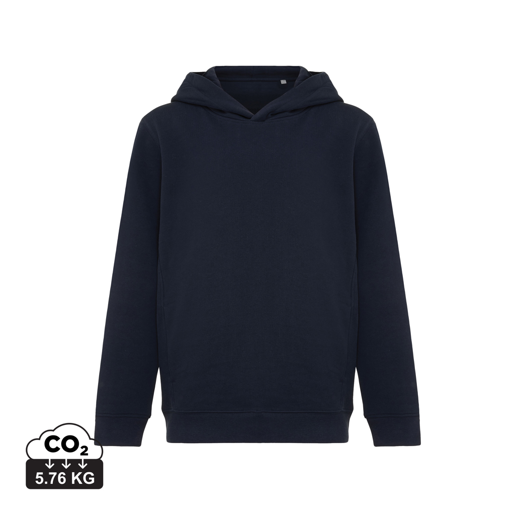 T6404.002.78<br> IQONIQ Yengo kids recycled cotton hoodie with sidepockets