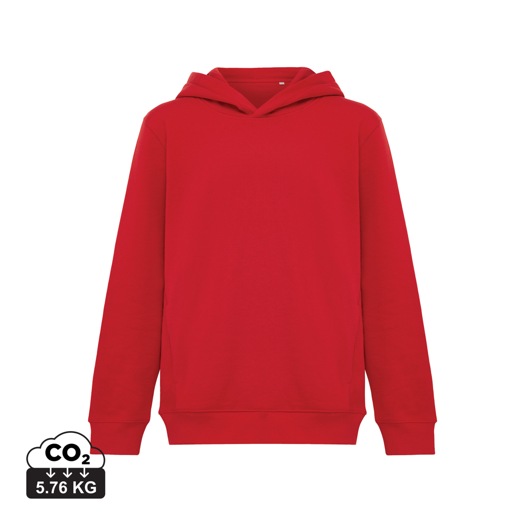 T6404.029.56<br> IQONIQ Yengo kids recycled cotton hoodie with sidepockets