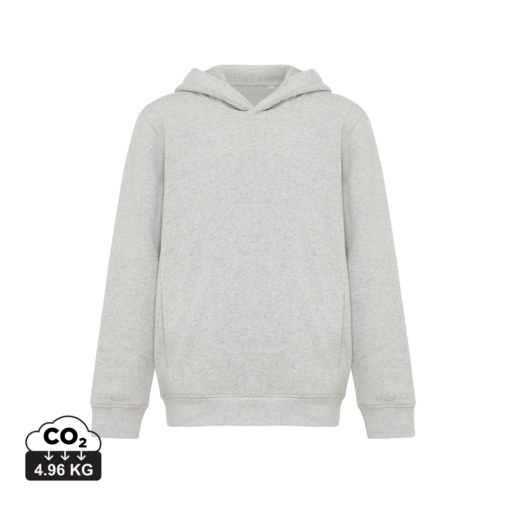 T6404.032.910<br> IQONIQ Yengo kids recycled cotton hoodie with sidepockets