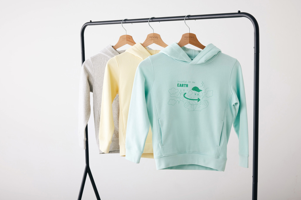 IQONIQ Yengo Sudadera Capucha Infantil Algodón Reciclado