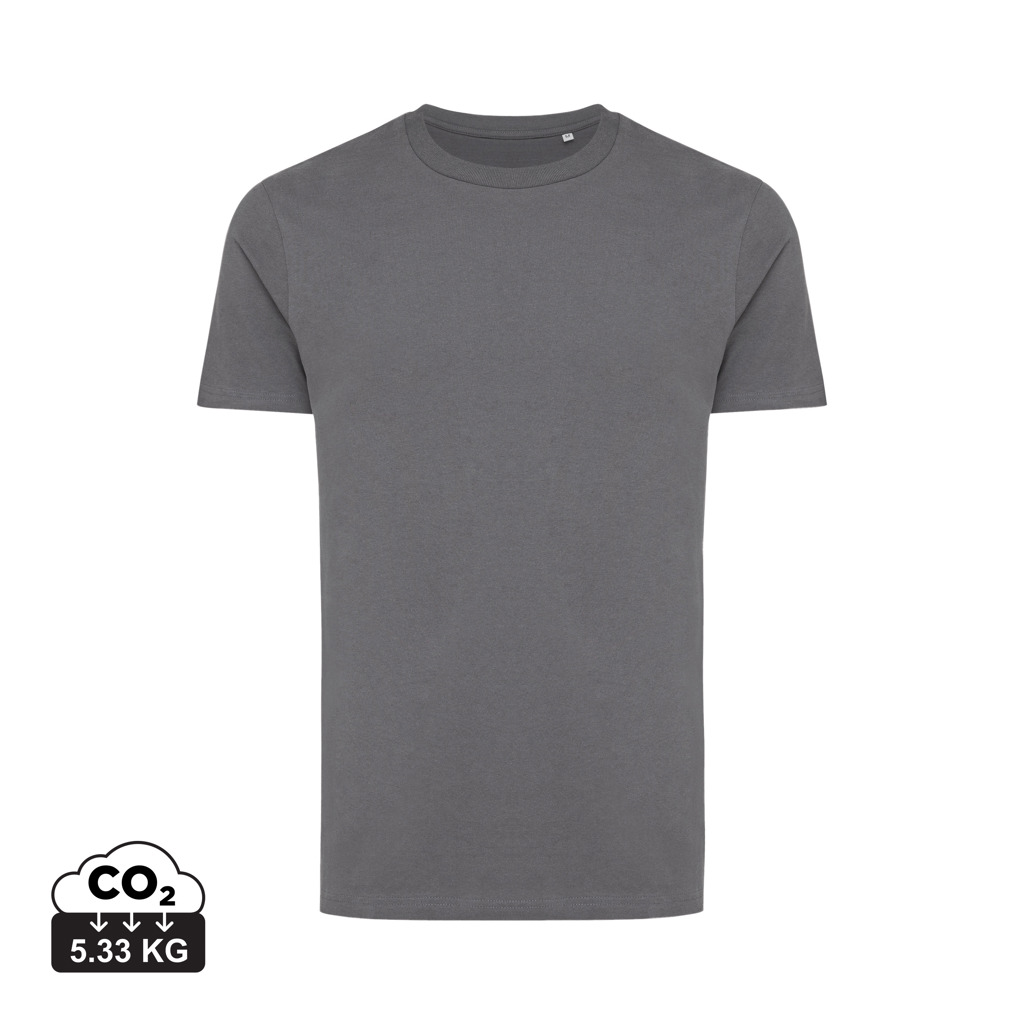 Iqoniq Bryce t-shirt i genanvendt bomuld, stenkul