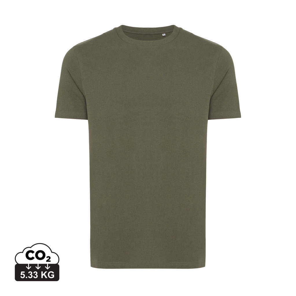 Iqoniq Bryce t-shirt i genanvendt bomuld, khaki