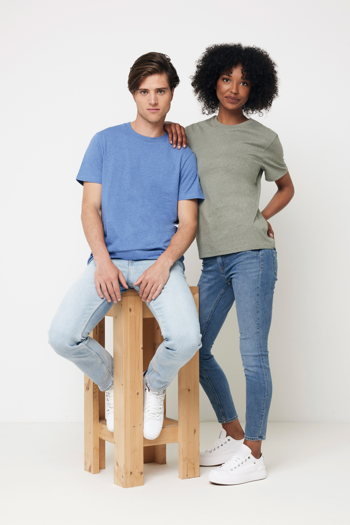 Camiseta IQONIQ Manuel algodón reciclado sin teñir