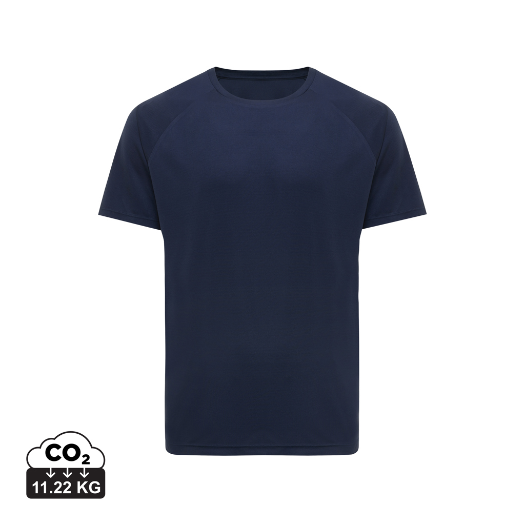 azul marino IQONIQ Tikal Camiseta Deportiva Poliéster Reciclado