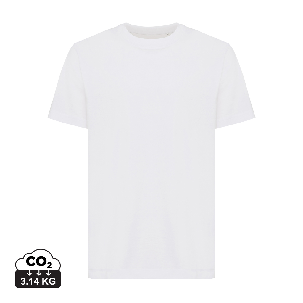 Iqoniq Kakadu afslappet t-shirt af genanvendt bomuld, hvid