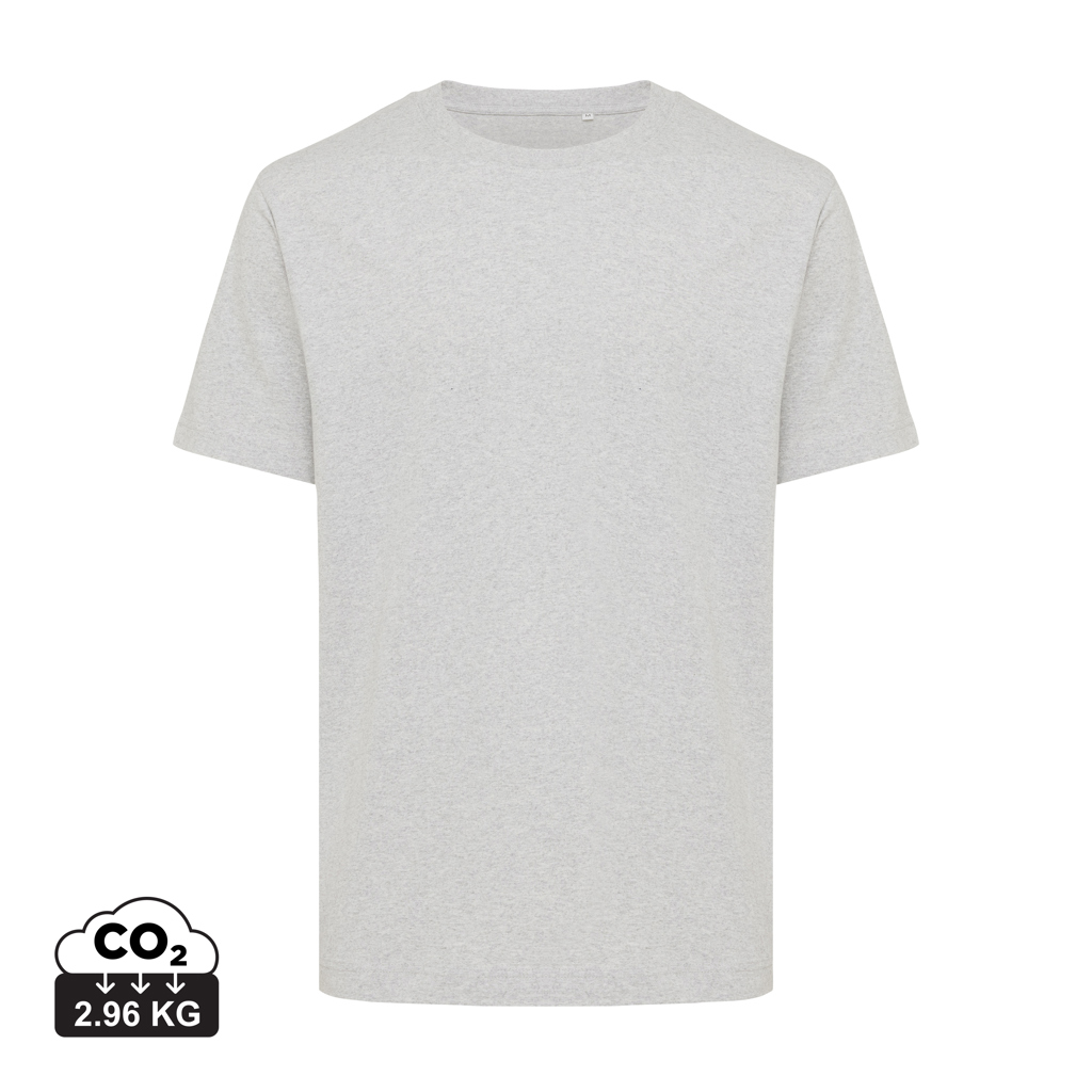 Iqoniq Kakadu afslappet t-shirt af genanvendt bomuld, heather grey