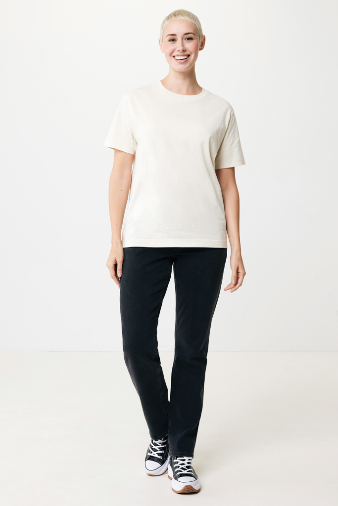 natural raw IQONIQ Kakadu Camiseta Relax Fit Algodón Reciclado