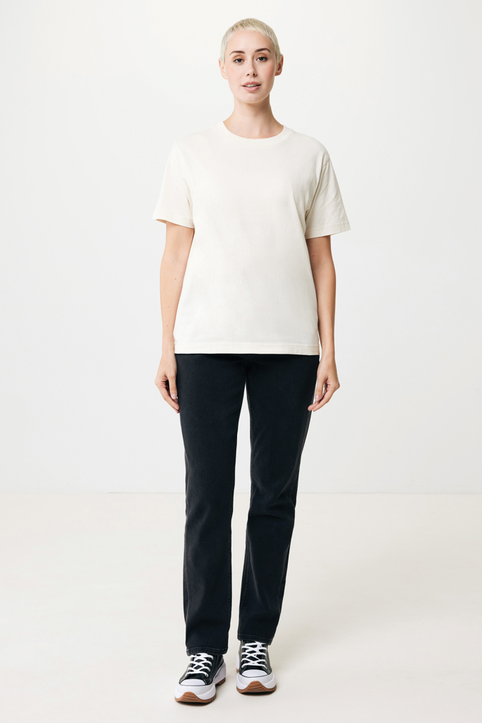 natural raw IQONIQ Kakadu Camiseta Relax Fit Algodón Reciclado