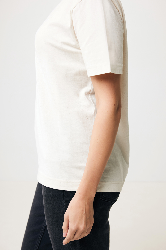 natural raw IQONIQ Kakadu Camiseta Relax Fit Algodón Reciclado
