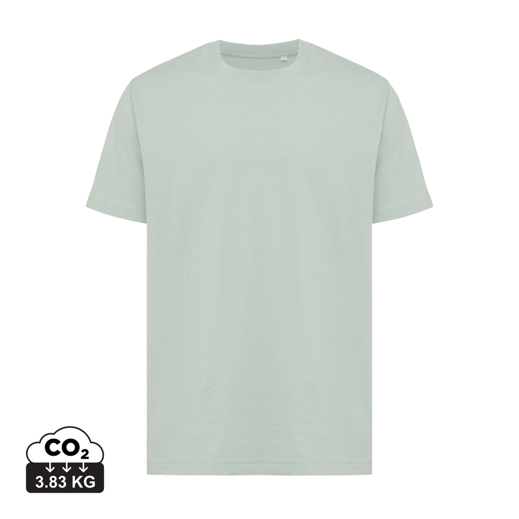 Iqoniq Kakadu afslappet t-shirt af genanvendt bomuld, Iceberg green