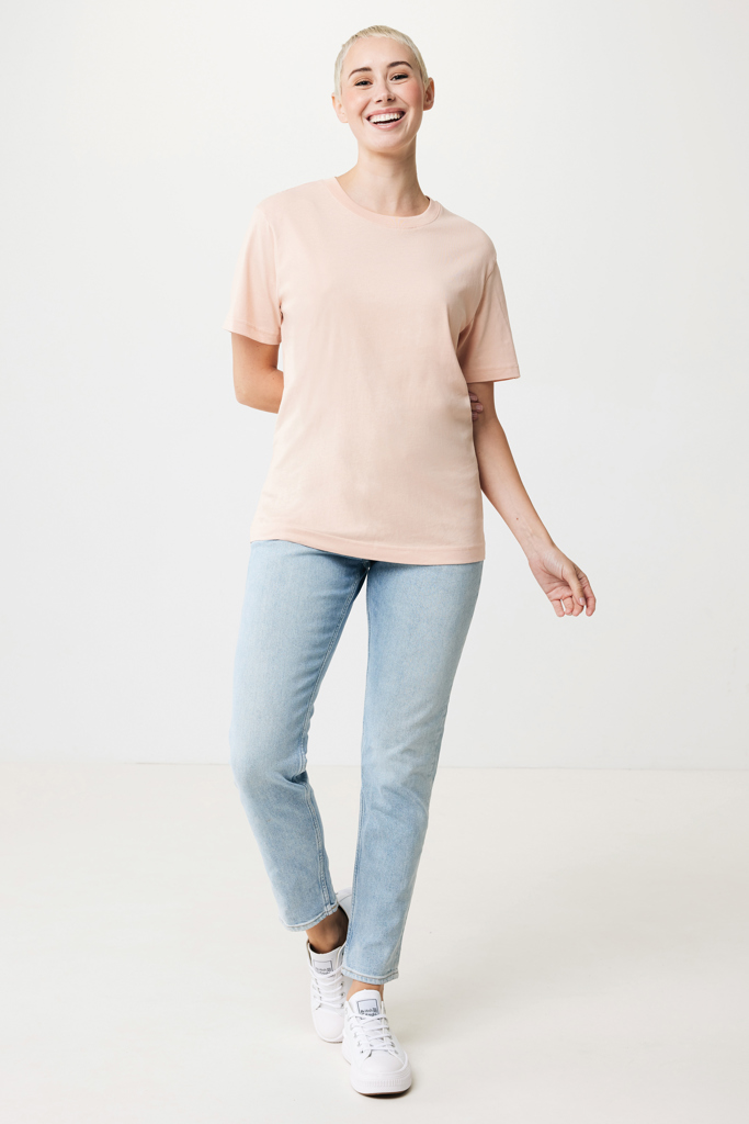 peach nectar IQONIQ Kakadu Camiseta Relax Fit Algodón Reciclado