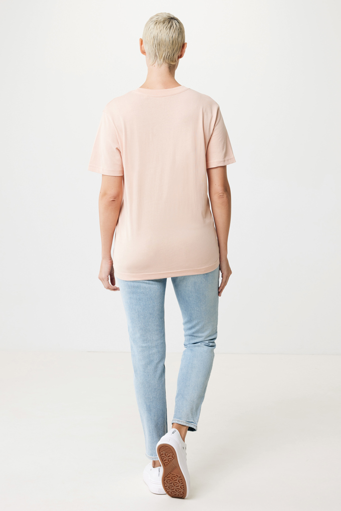 peach nectar IQONIQ Kakadu Camiseta Relax Fit Algodón Reciclado