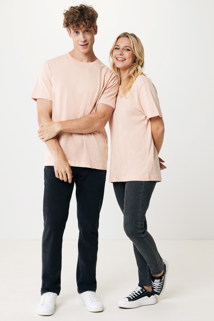 peach nectar IQONIQ Kakadu Camiseta Relax Fit Algodón Reciclado