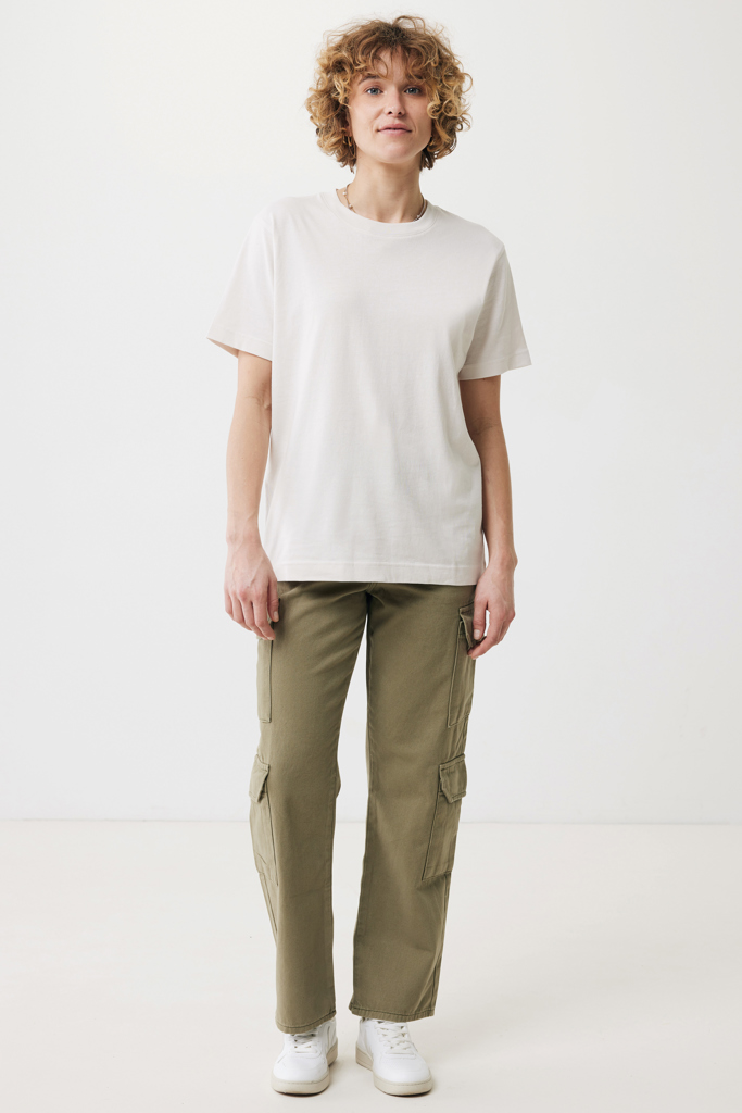 ivory white IQONIQ Kakadu Camiseta Relax Fit Algodón Reciclado