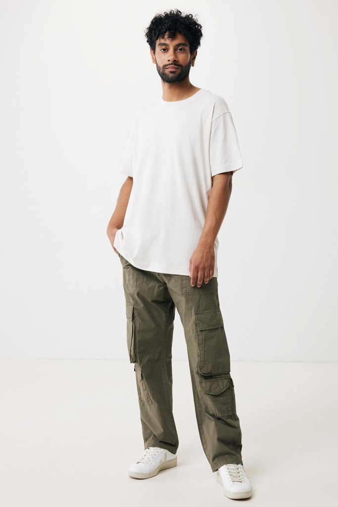 ivory white IQONIQ Kakadu Camiseta Relax Fit Algodón Reciclado