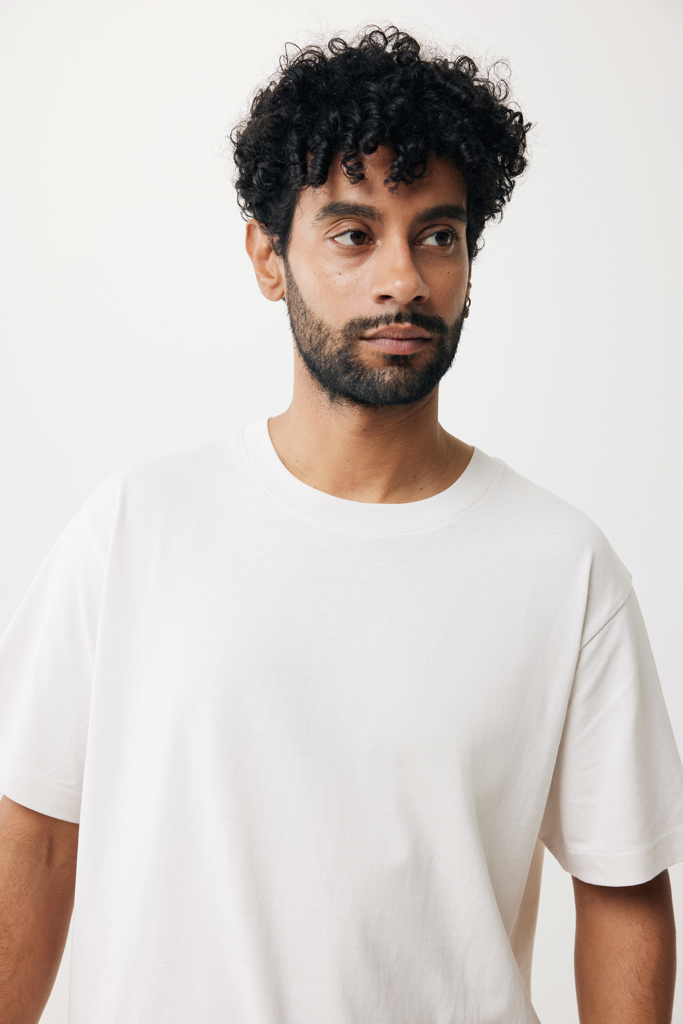 ivory white IQONIQ Kakadu Camiseta Relax Fit Algodón Reciclado