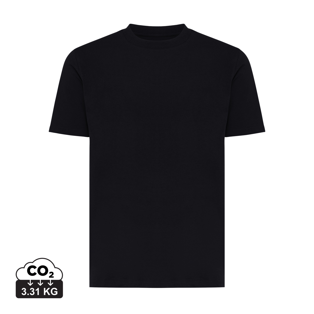 Iqoniq Sierra letv&#230;gts t-shirt af genanvendt bomuld, sort