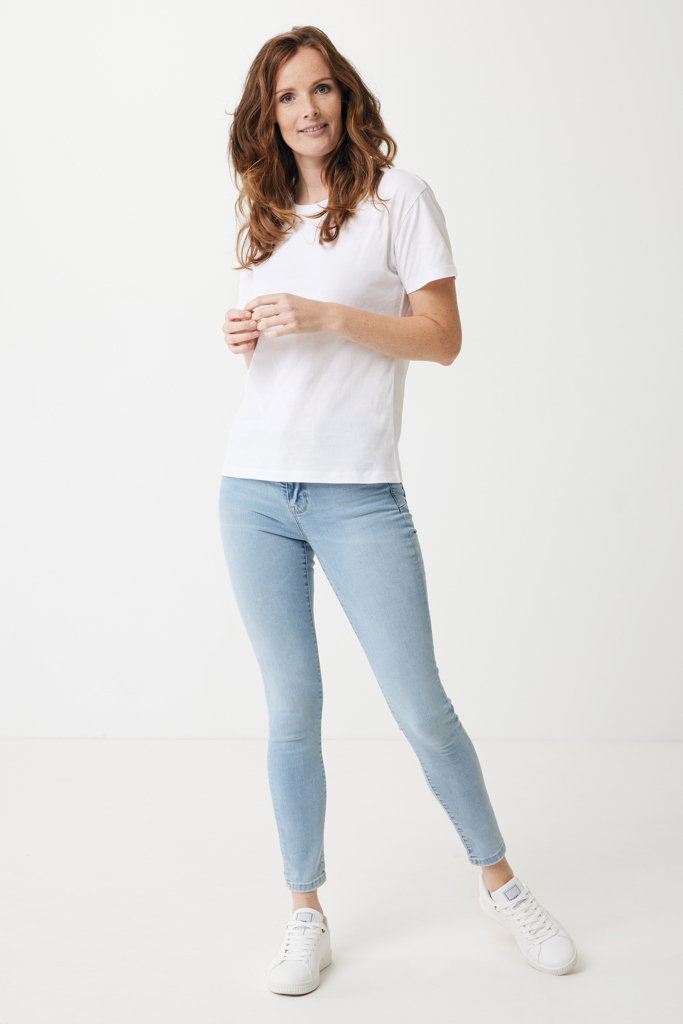 recycled white IQONIQ Sierra Camiseta Light Weight Algodón Reciclado