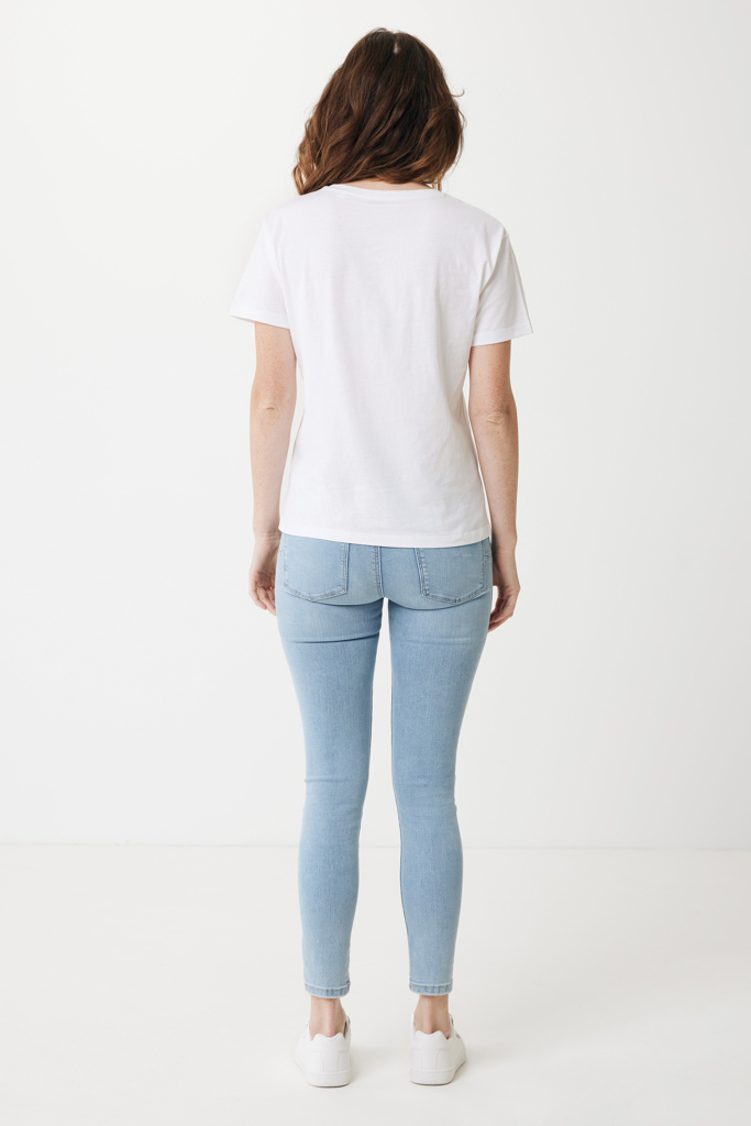 recycled white IQONIQ Sierra Camiseta Light Weight Algodón Reciclado
