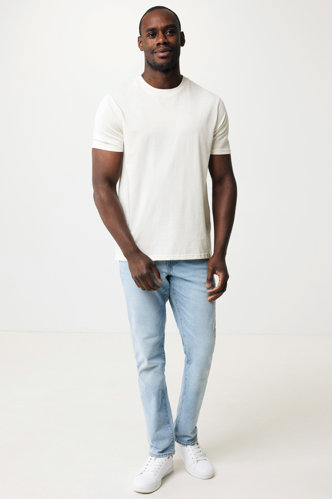recycled white IQONIQ Sierra Camiseta Light Weight Algodón Reciclado