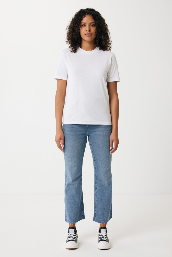 recycled white IQONIQ Sierra Camiseta Light Weight Algodón Reciclado