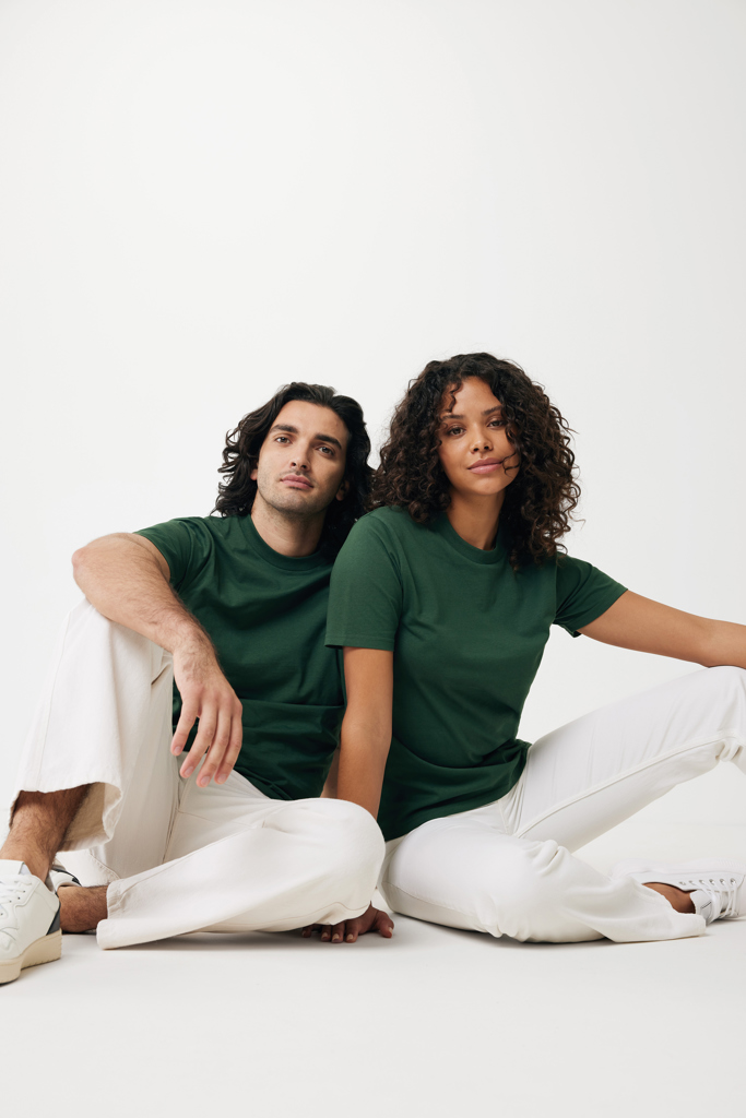 forest green IQONIQ Sierra Camiseta Light Weight Algodón Reciclado