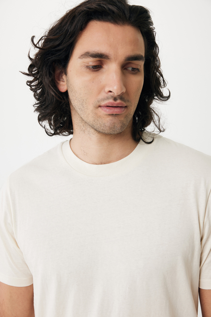 natural raw IQONIQ Sierra Camiseta Light Weight Algodón Reciclado