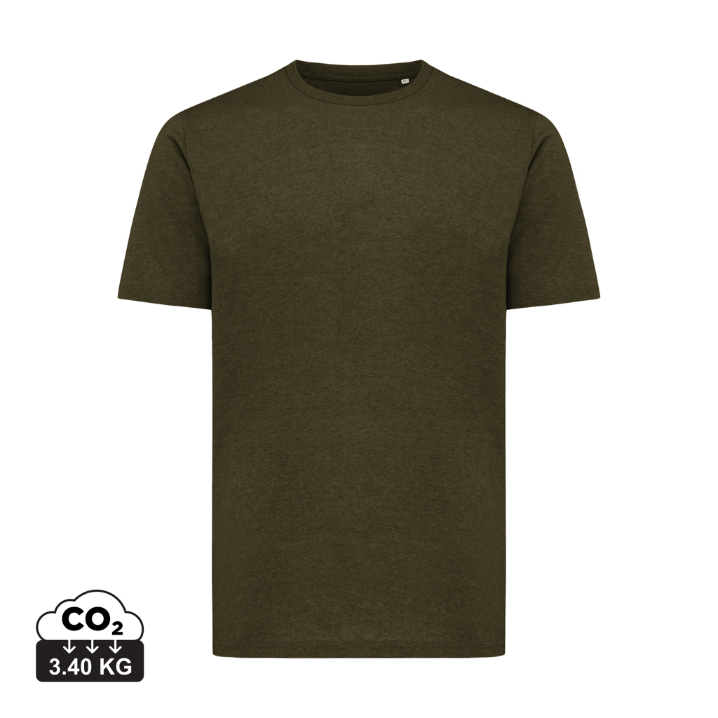 Iqoniq Sierra letv&#230;gts t-shirt af genanvendt bomuld, khaki