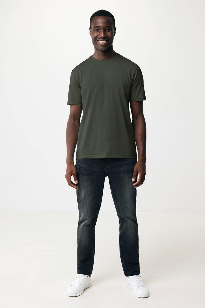 caqui IQONIQ Sierra Camiseta Light Weight Algodón Reciclado