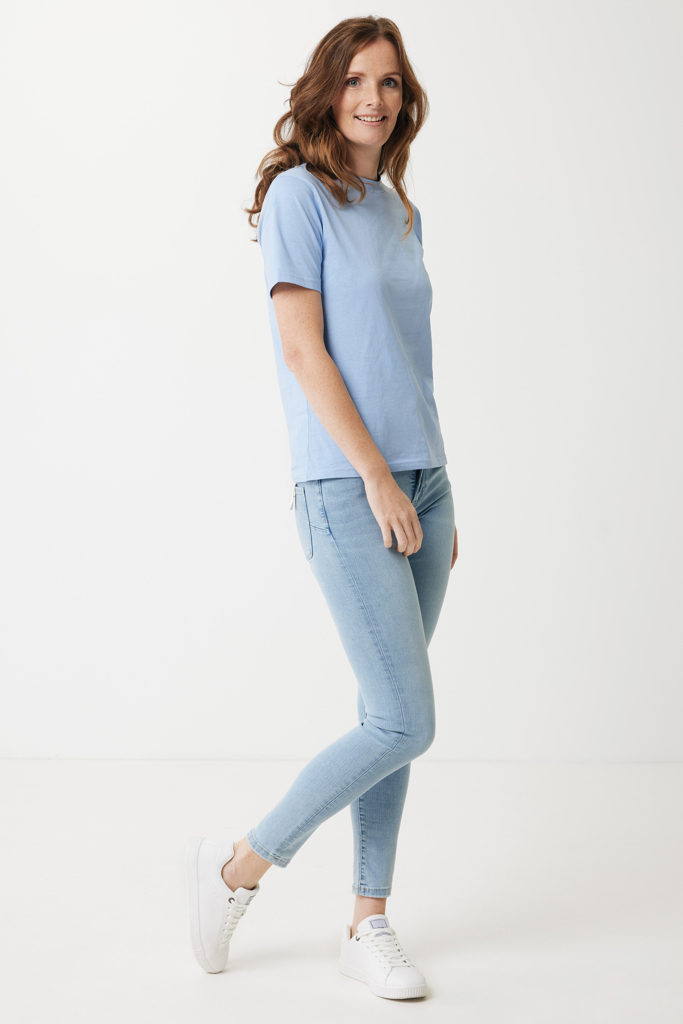 sky blue IQONIQ Sierra Camiseta Light Weight Algodón Reciclado