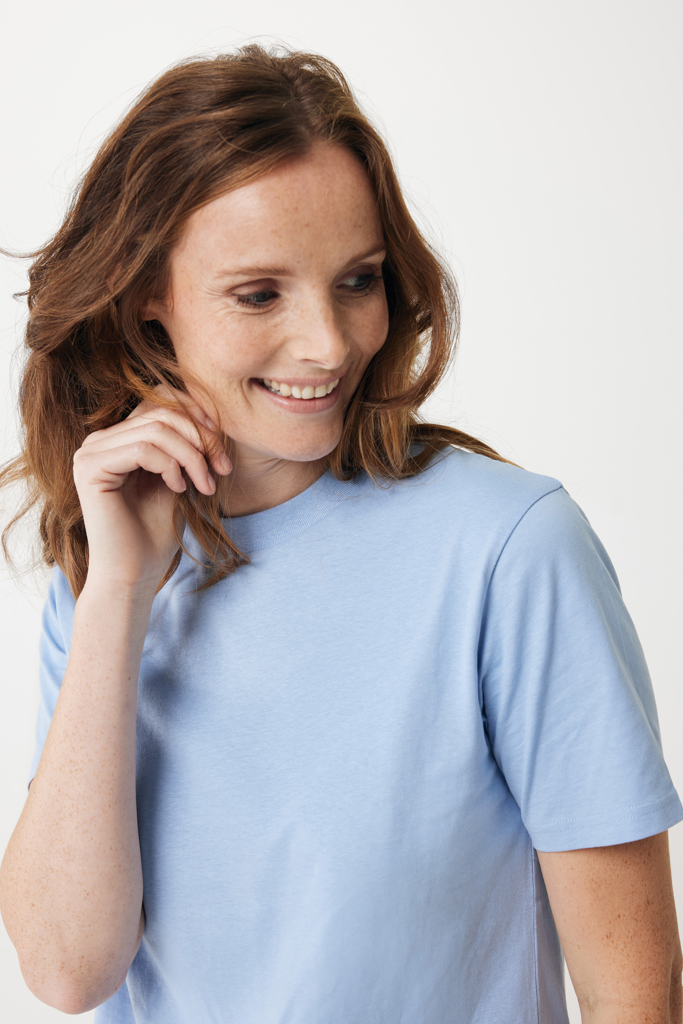 sky blue IQONIQ Sierra Camiseta Light Weight Algodón Reciclado