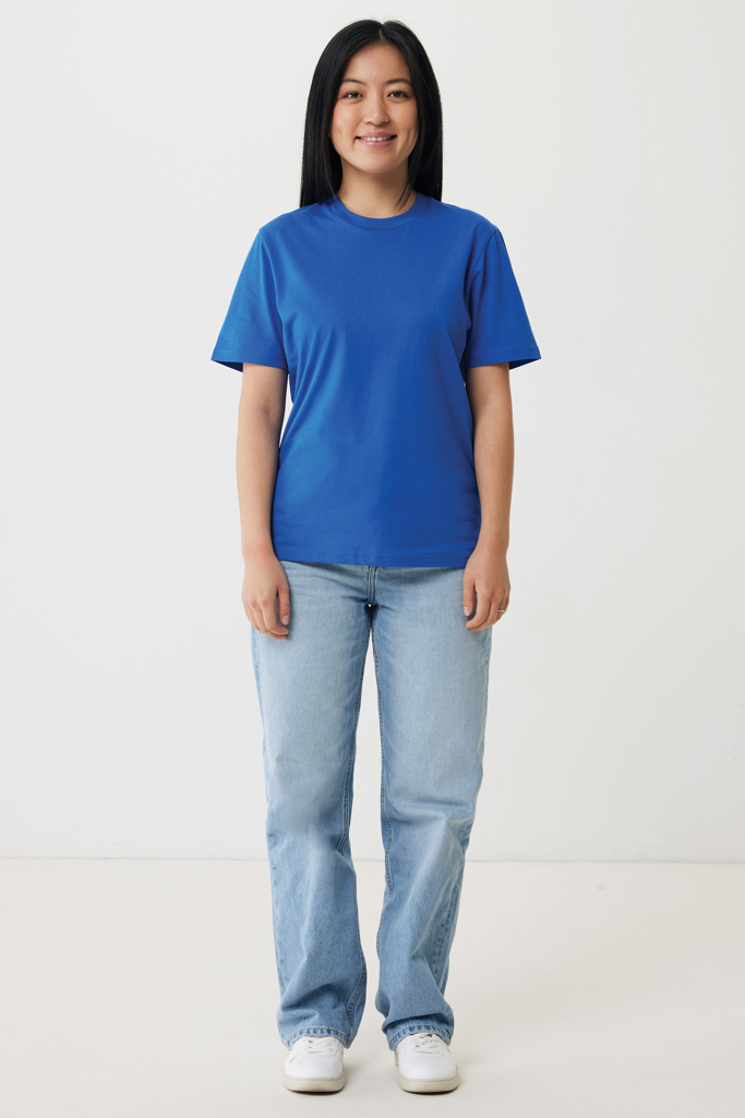 azul real IQONIQ Sierra Camiseta Light Weight Algodón Reciclado