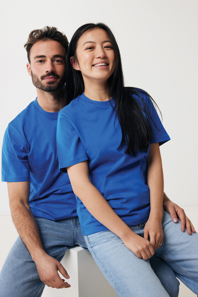 azul real IQONIQ Sierra Camiseta Light Weight Algodón Reciclado