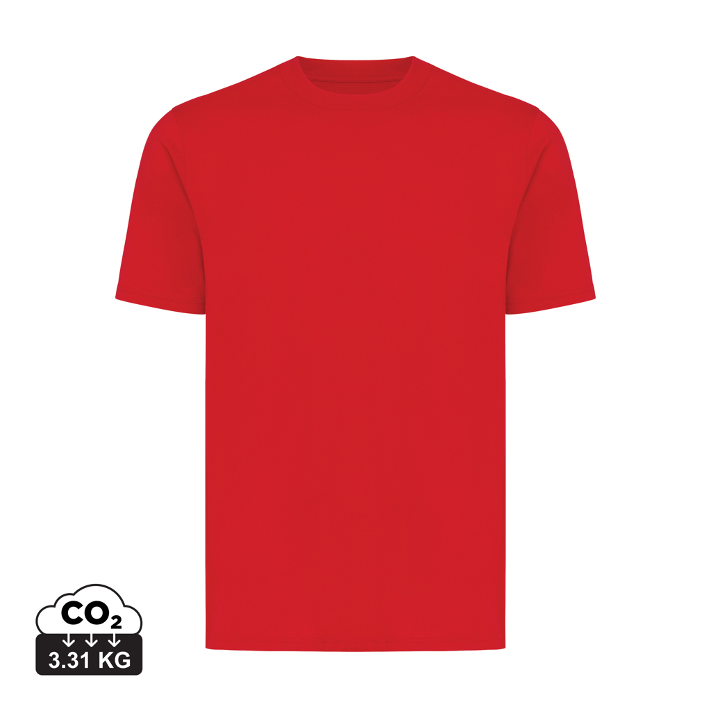 Iqoniq Sierra letvægts t-shirt af genanvendt bomuld, rød