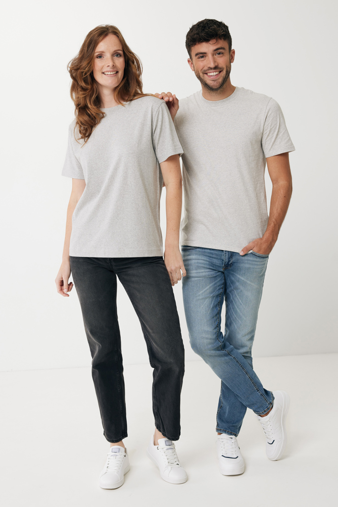 light heather grey IQONIQ Sierra Camiseta Light Weight Algodón Reciclado