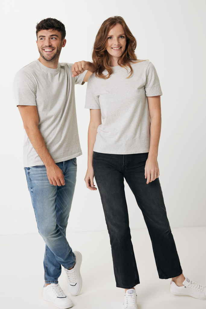 light heather grey IQONIQ Sierra Camiseta Light Weight Algodón Reciclado