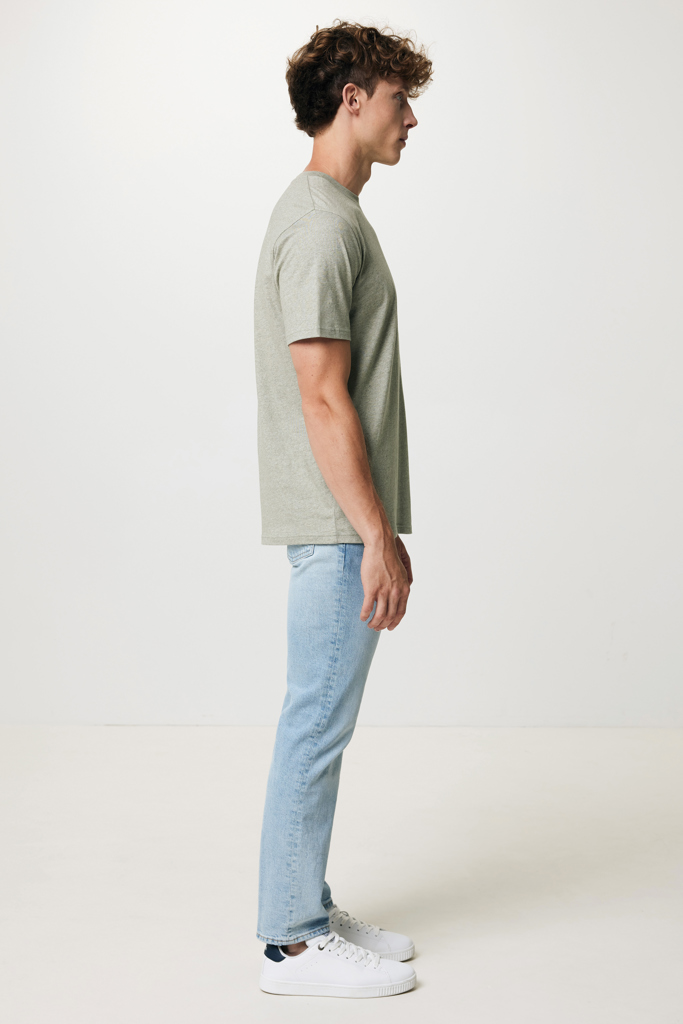 light heather green IQONIQ Sierra Camiseta Light Weight Algodón Reciclado