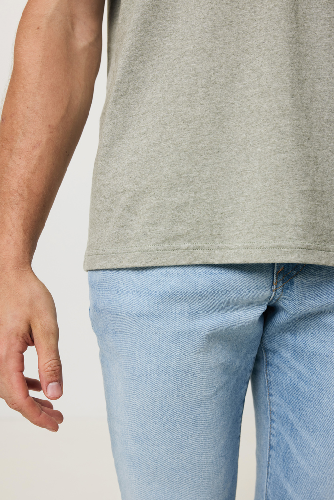 light heather green IQONIQ Sierra Camiseta Light Weight Algodón Reciclado
