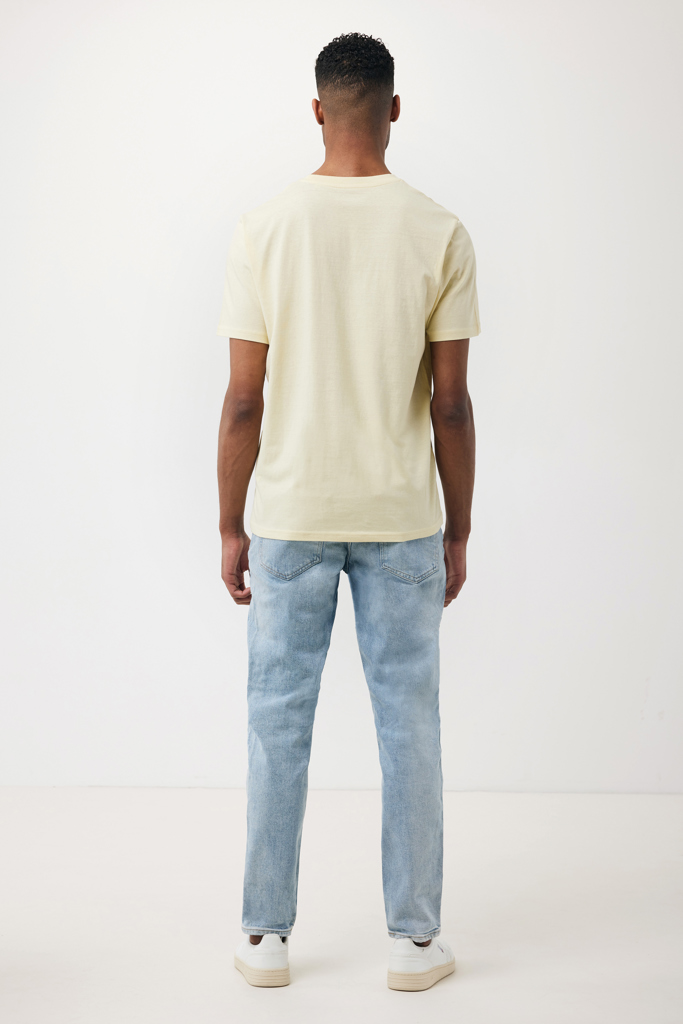 cream yellow IQONIQ Sierra Camiseta Light Weight Algodón Reciclado