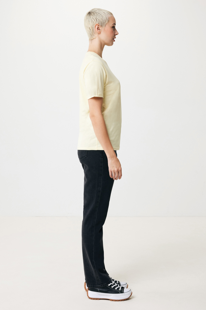 cream yellow IQONIQ Sierra Camiseta Light Weight Algodón Reciclado
