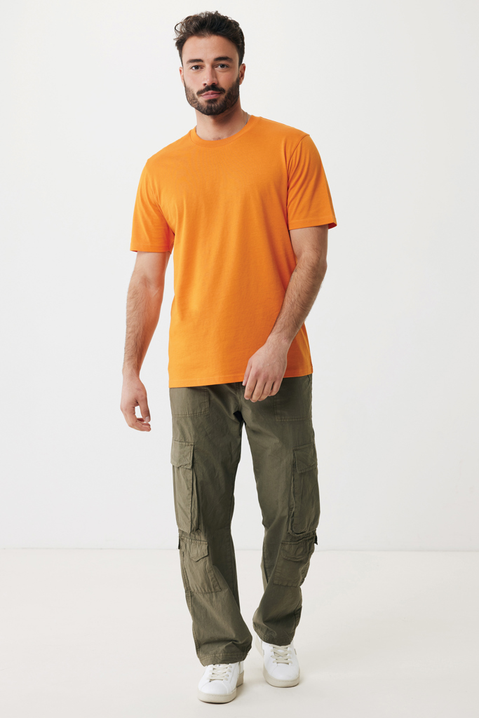 naranja IQONIQ Sierra Camiseta Light Weight Algodón Reciclado