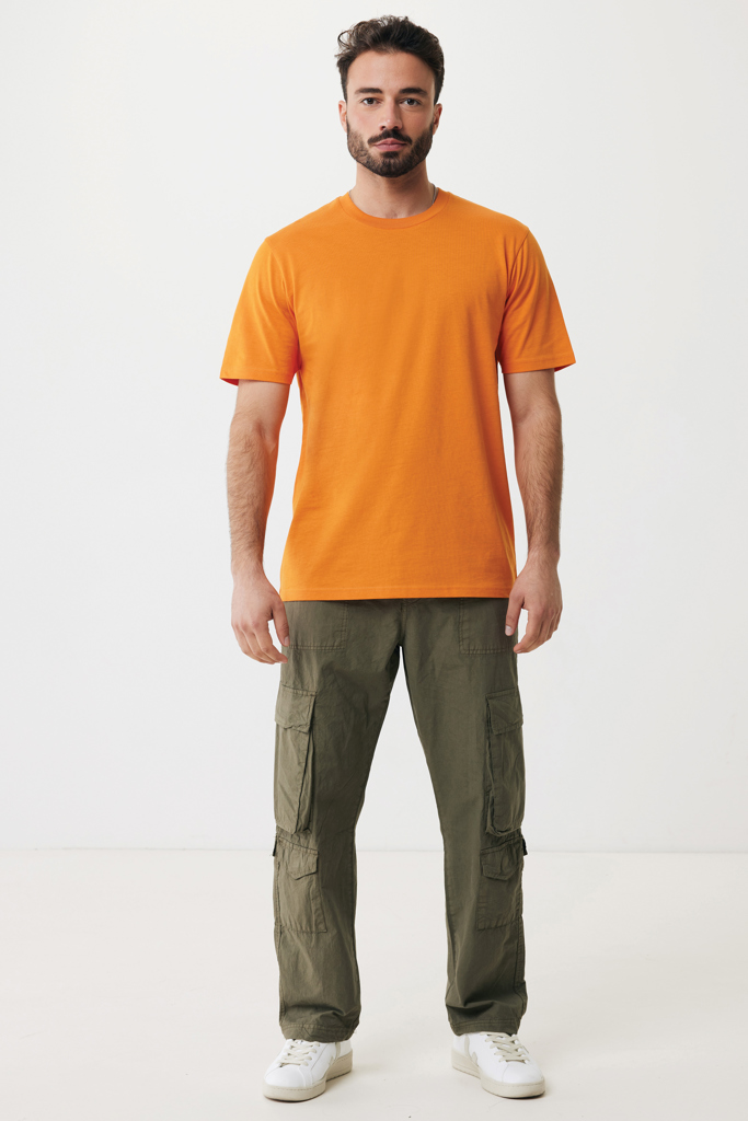 naranja IQONIQ Sierra Camiseta Light Weight Algodón Reciclado