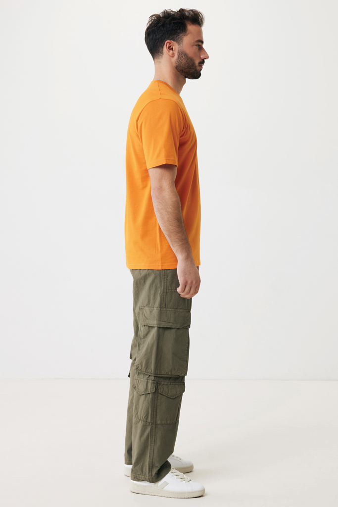 naranja IQONIQ Sierra Camiseta Light Weight Algodón Reciclado