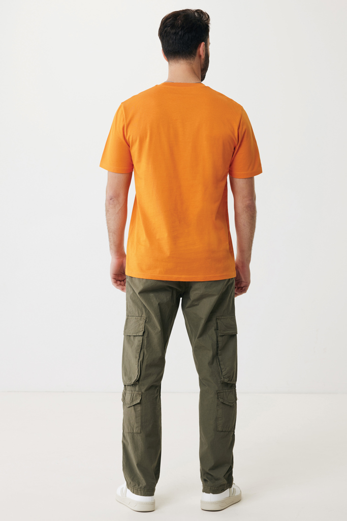 naranja IQONIQ Sierra Camiseta Light Weight Algodón Reciclado