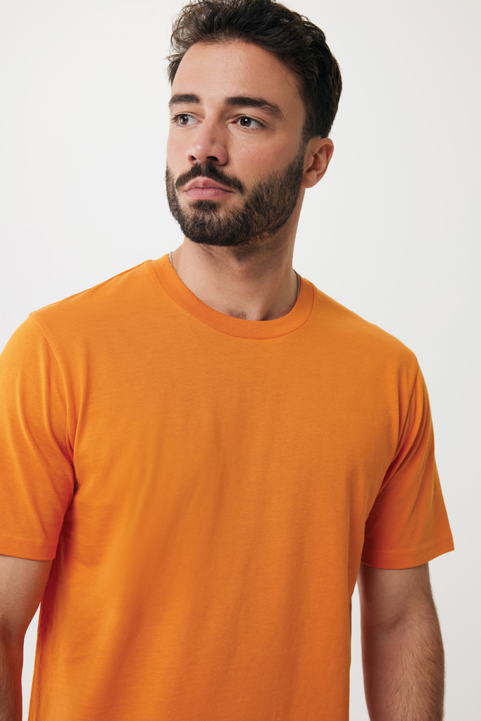 naranja IQONIQ Sierra Camiseta Light Weight Algodón Reciclado