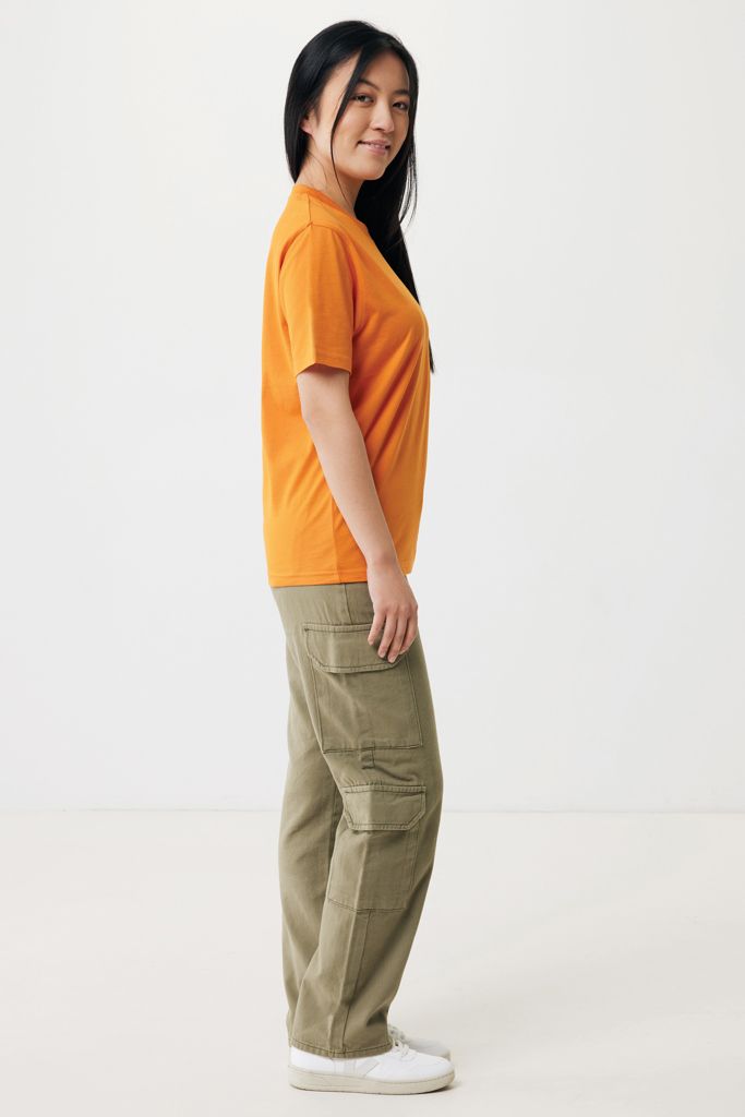 naranja IQONIQ Sierra Camiseta Light Weight Algodón Reciclado