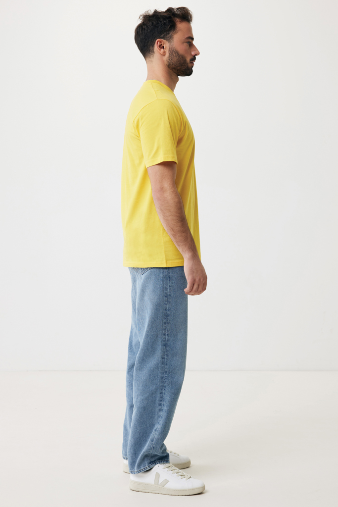 amarillo IQONIQ Sierra Camiseta Light Weight Algodón Reciclado