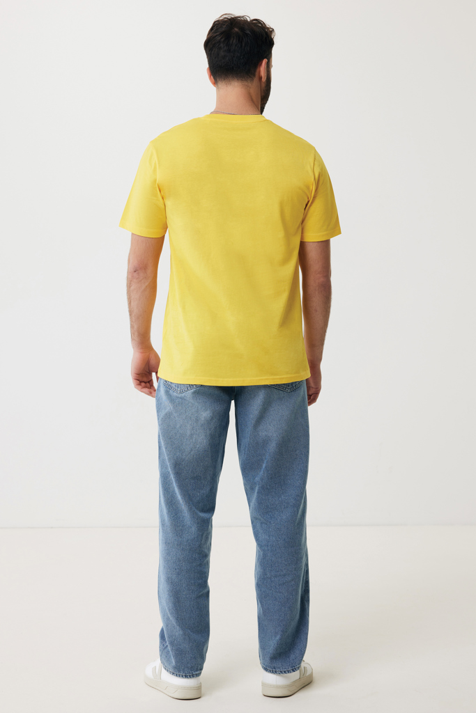 amarillo IQONIQ Sierra Camiseta Light Weight Algodón Reciclado