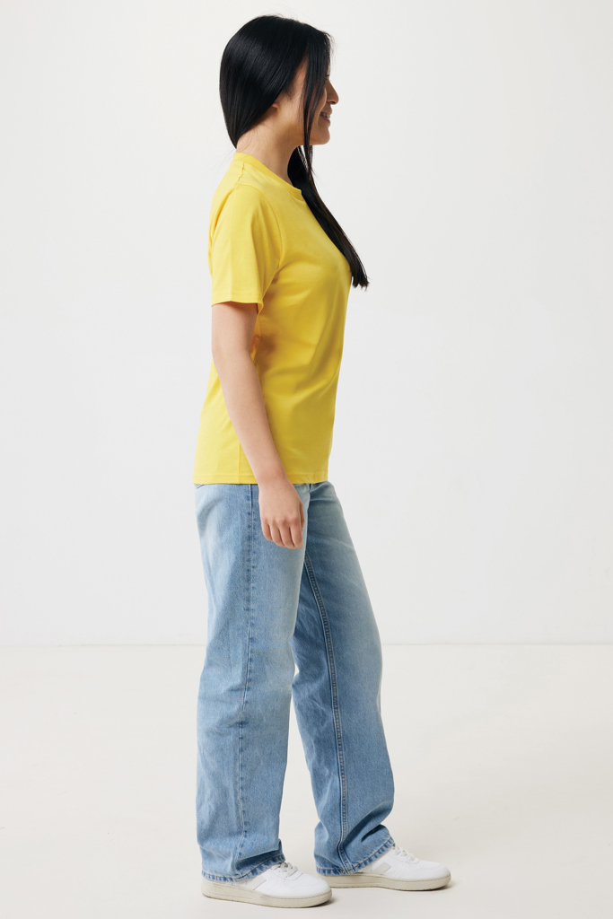 amarillo IQONIQ Sierra Camiseta Light Weight Algodón Reciclado